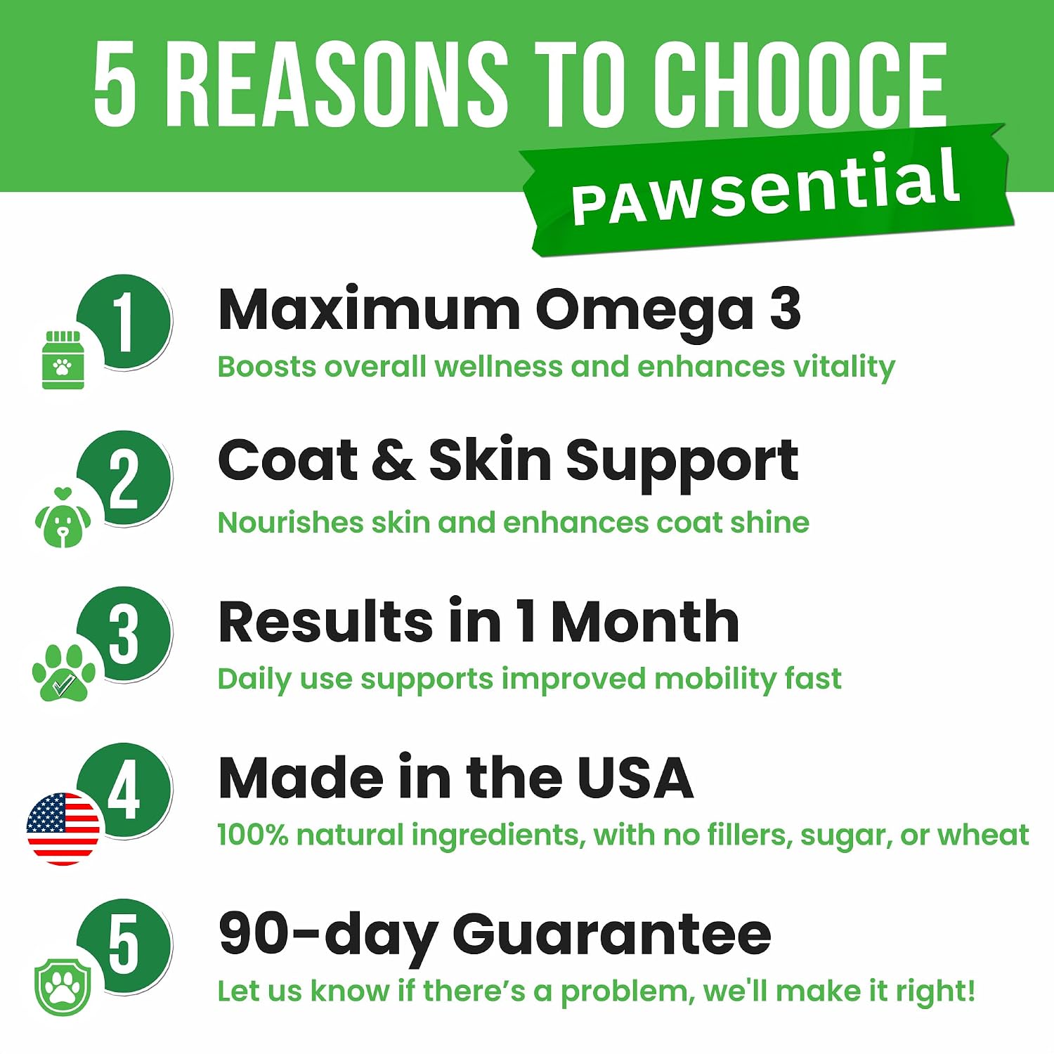 Omega 3 Fish Oil for Dogs & Cats - Aceite de Pescado con Aceite de Salmón Salvaje de Alaska - Suplemento Líquido con Omega 3 EPA+DHA