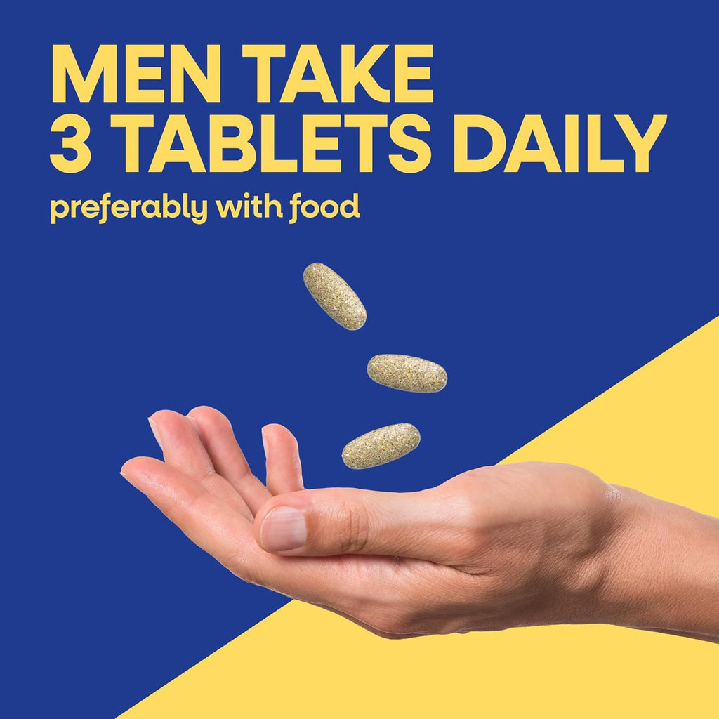 Nature's Way Alive! Men's Max3 Multivitamínico Diario de Alta Potencia para Hombres, 90 Comprimidos