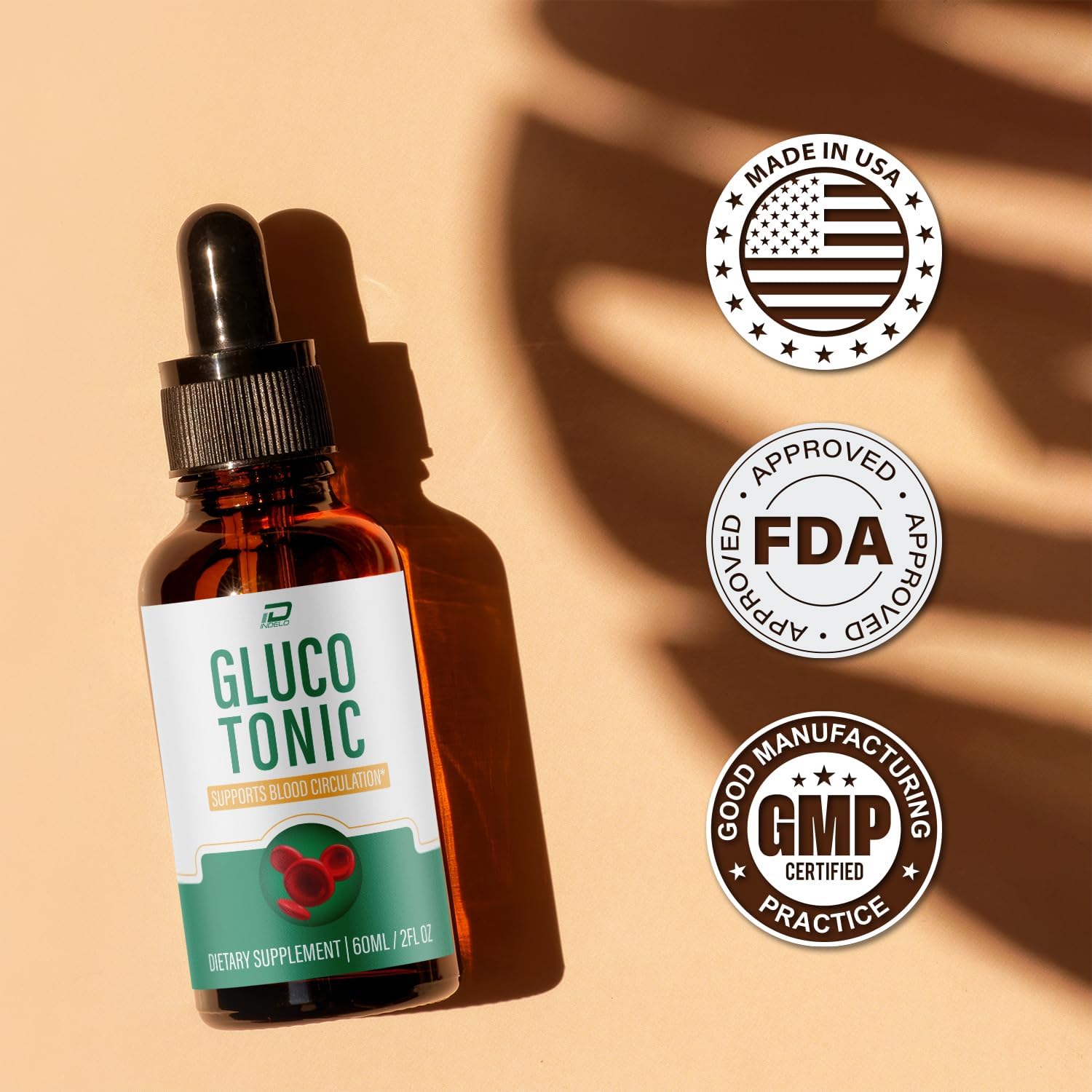 Gluco Tonic Drops – Fórmula Saludable con Extractos Naturales (3 Botellas – 3 Meses)