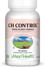 Maxi Health CH Control - con Vitamina E y Magnesio - 90 Cápsulas - Kosher