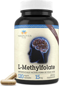 Teraputics L-Metilfolato 15 mg | 120 Cápsulas Veganas