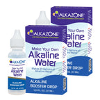 ALKAZONE Gotas Alcalinas - Potenciador de Agua Alcalina 1.25 oz (2 Paquetes)