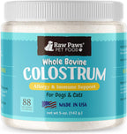 Raw Paws Bovine Colostrum para Perros y Gatos, 5 oz (141 g)