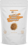 mGanna 100% Natural Vetiver/Vetiveria Zizanioides/Khus Root Powder for Ayurvedic, Herbal, and Cosmetic Formulations (227 g)