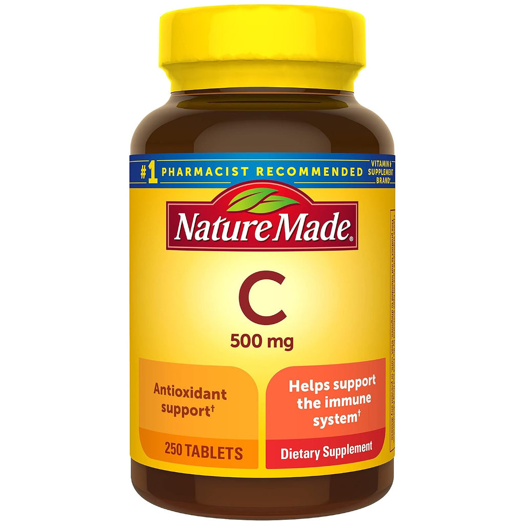 Nature Made Vitamina C 500 mg, 250 comprimidos