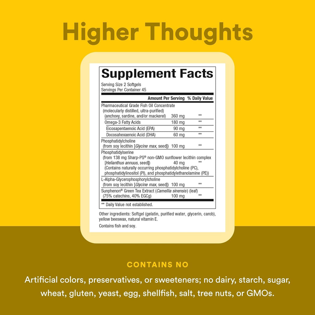 Natural Factors Higher Thoughts - 90 Softgels