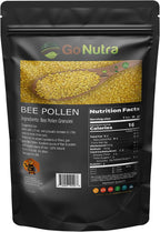 Go Nutra Gránulos de Polen de Abeja Puro - Superalimento Natural (454 g)