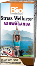 Bio Nutrition Stress Wellness con Ashwagandha, 60 Cápsulas Vegetarianas