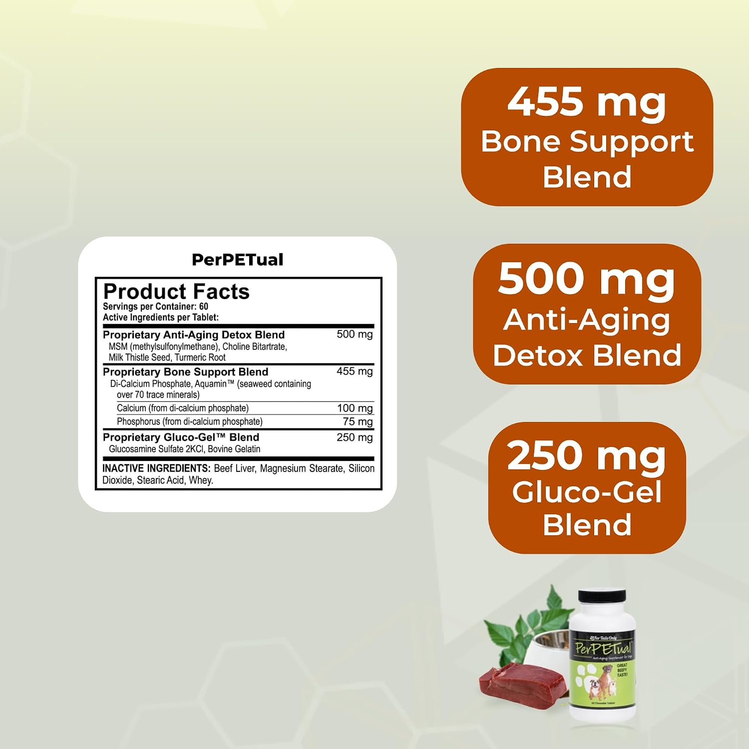 HEALTHY PET COMBO PAK - 1 Arthrdex (1 lb.) & 1 PerPetual 60 chewables