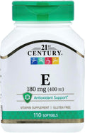 21st Century E 400 UI Cápsulas Blandas, 110 unidades