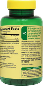 Vitamina C Sabor Naranja 500 mg - Disolución Rápida, 120 Comprimidos