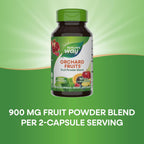 Nature's Way Orchard Fruits, Mezcla de Frutas en Polvo, 900 mg, 60 Cápsulas