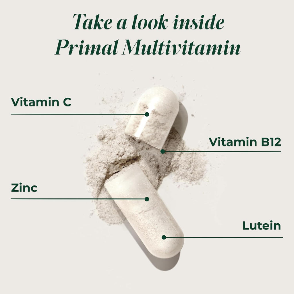 Primal Harvest Primal Multivitamin - Complejo Multivitamínico Diario con 21 Vitaminas y Minerales Esenciales