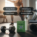 Parche de Energía B12 con Cafeína, Extracto de Té Verde y Guaraná (30 Parches) | Vitamina B6 y B3 para Enfoque y Energía | Refuerzo Vegetal de 12 Horas