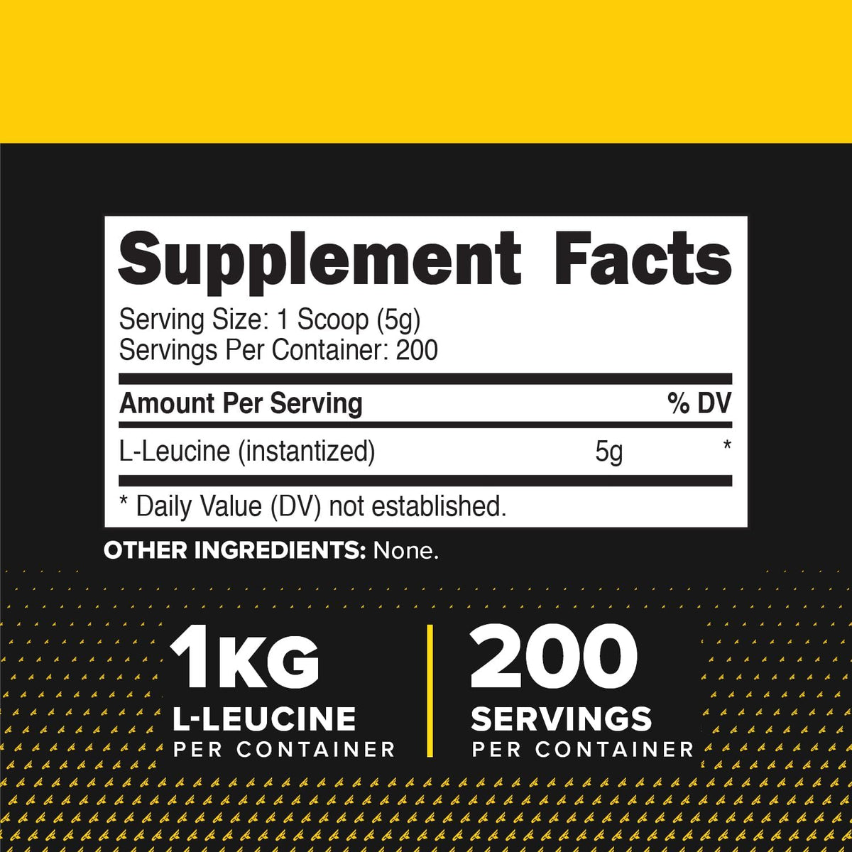Primaforce L-Leucina Pura en Polvo 1 kg (2.2 lbs) - No OGM, Sin Gluten, 200 Porciones – Image 2