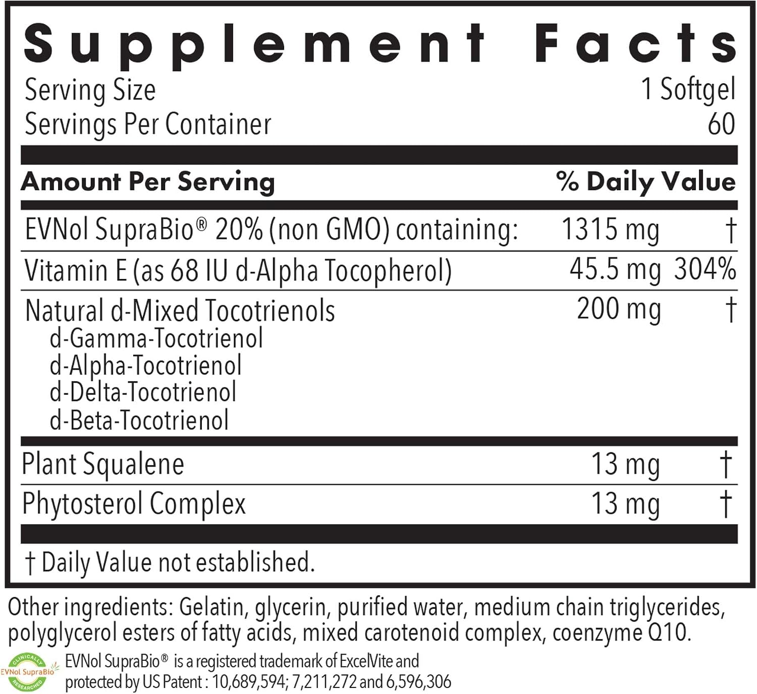 ARG Tocomin SupraBio Tocotrienoles 200 mg - 60 Softgels