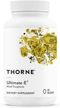 THORNE Ultimate-E - Suplemento de Vitamina E con Tocoferoles Mixtos - 60 Cápsulas Blandas