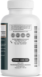 Bronson Vitamin B2 100mg Non-GMO, 120 Vegetarian Capsules