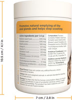 maxxiscoot Apoyo Digestivo y Glandular para Perros - Suplemento en Polvo Natural para la Calidad de las Heces y la Salud Intestinal - 141g
