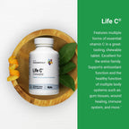 4Life Life C - Vitamina C Masticable con 7 Formas Activas, 60 Comprimidos