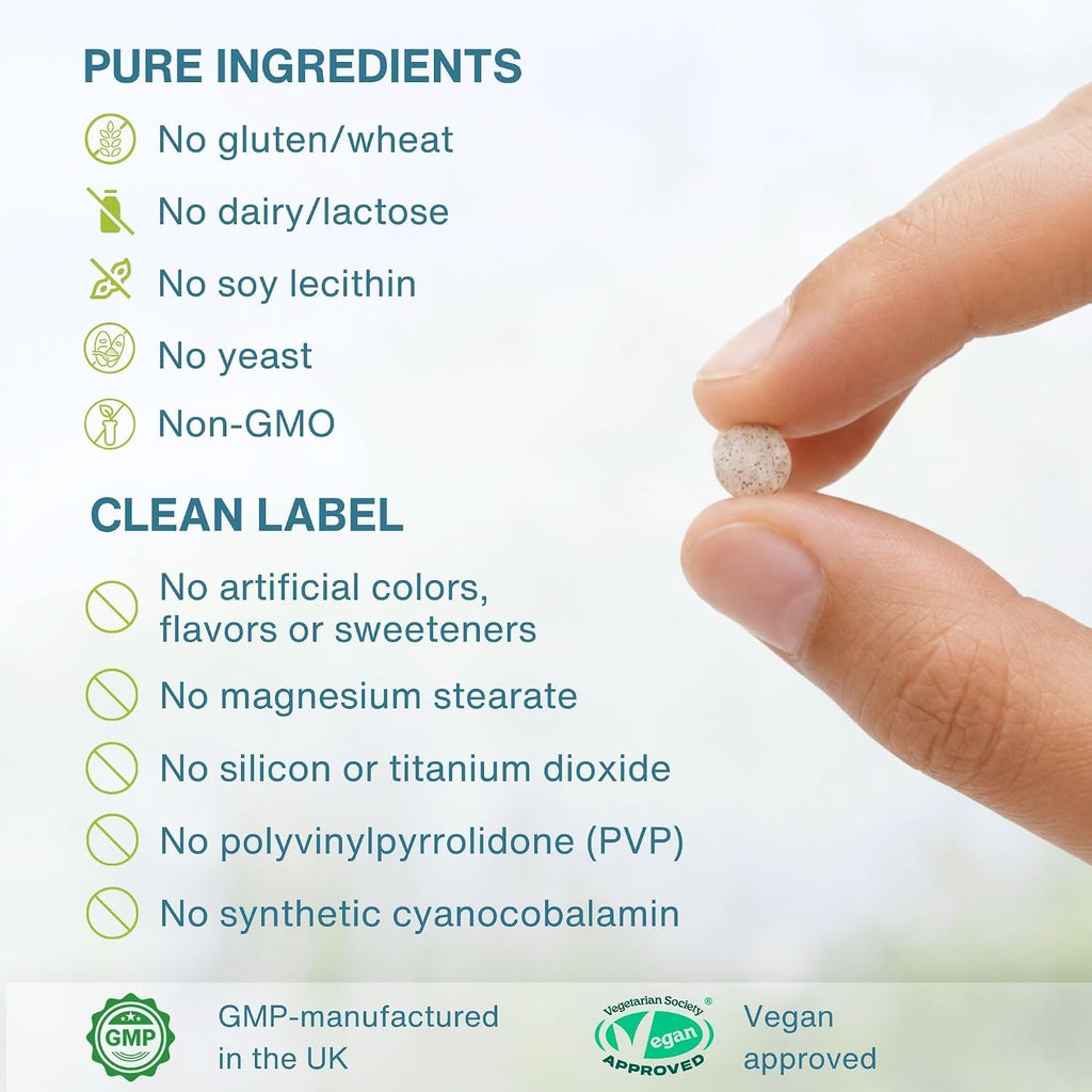Igennus Sublingual Vitamin B12 Complex 1000mcg – Complejo de Vitamina B12 Bioactivo