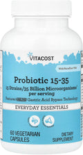 Vitacost Probiótico 15-35 con NutraFlora® FOS, 60 Cápsulas Vegetarianas