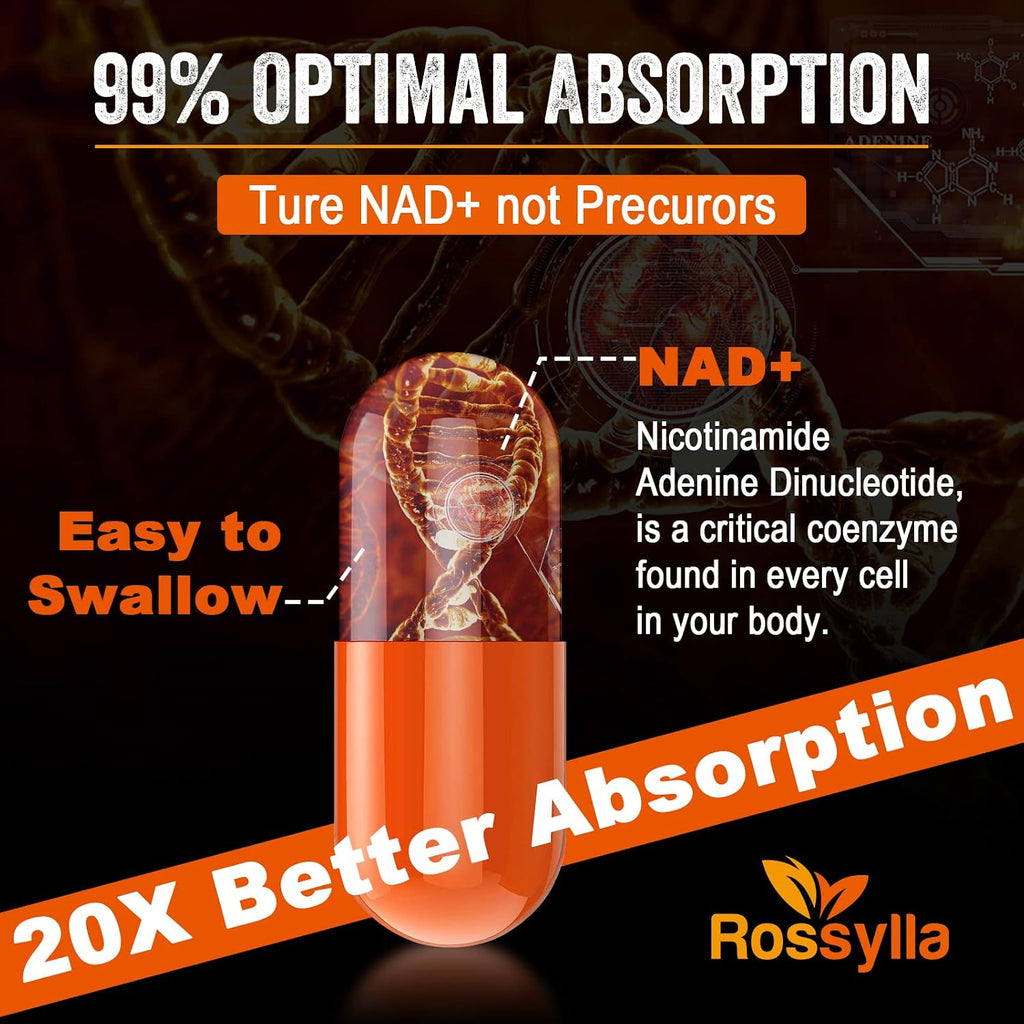 Rossylla NAD+ Liposomal 1300 mg – 60 Cápsulas