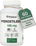 Pterostilbeno 100mg – 60 Cápsulas – Pristine's