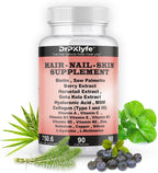 DrPKLyfe Complemento para Cabello, Uñas y Piel - 90 Cápsulas
