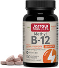 Jarrow Formulas Metil B12 2500 mcg – 100 Comprimidos Masticables Sabor Tropical