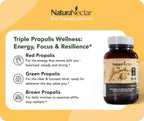 NaturaNectar Ultimate Bee Propolis - Brazilian Propolis Capsules (60 Count)