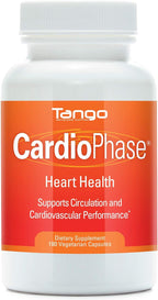 CardioPhase Suplemento Natural de Apoyo Cardíaco para una Circulación Saludable y Rendimiento Cardiovascular (180 Cápsulas Vegetarianas)
