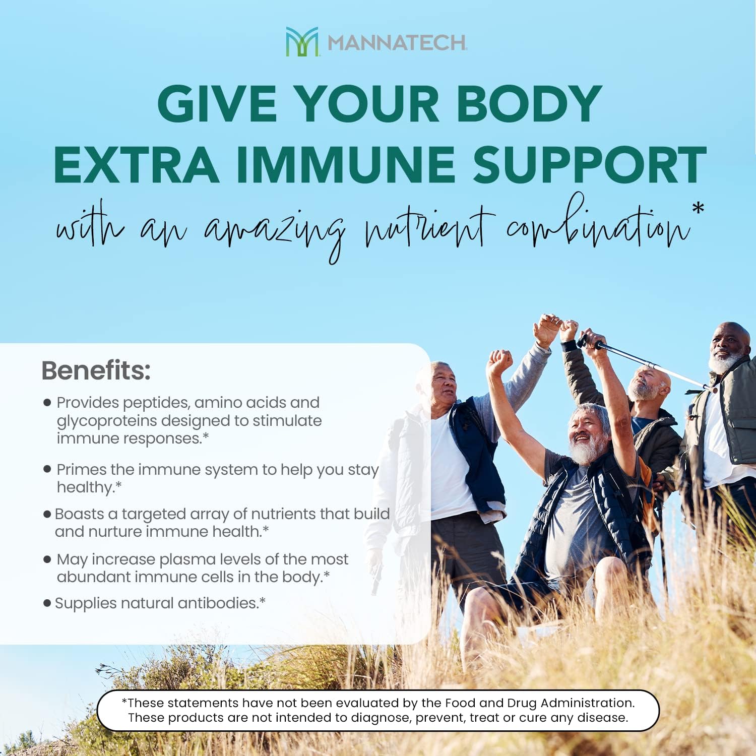 Mannatech ImmunoSTART Complemento Alimenticio 60 Comprimidos