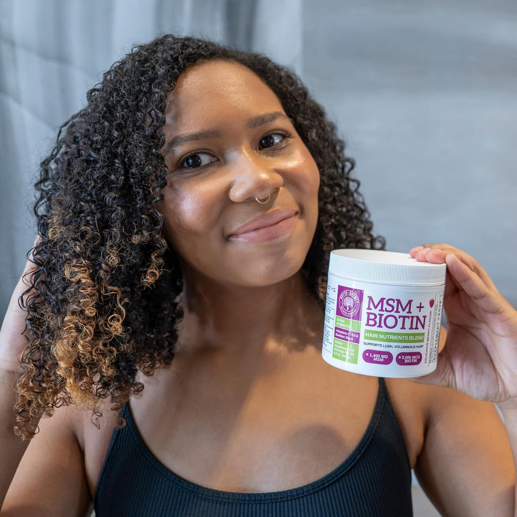 Qhemet Biologics MSM + Biotin Hair Nutrient Drink Mix - 240 g