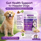 Freydell Pets Probióticos para Perros – Enzimas Digestivas, Prebióticos y Fibra – Salud Intestinal – 120 Chews
