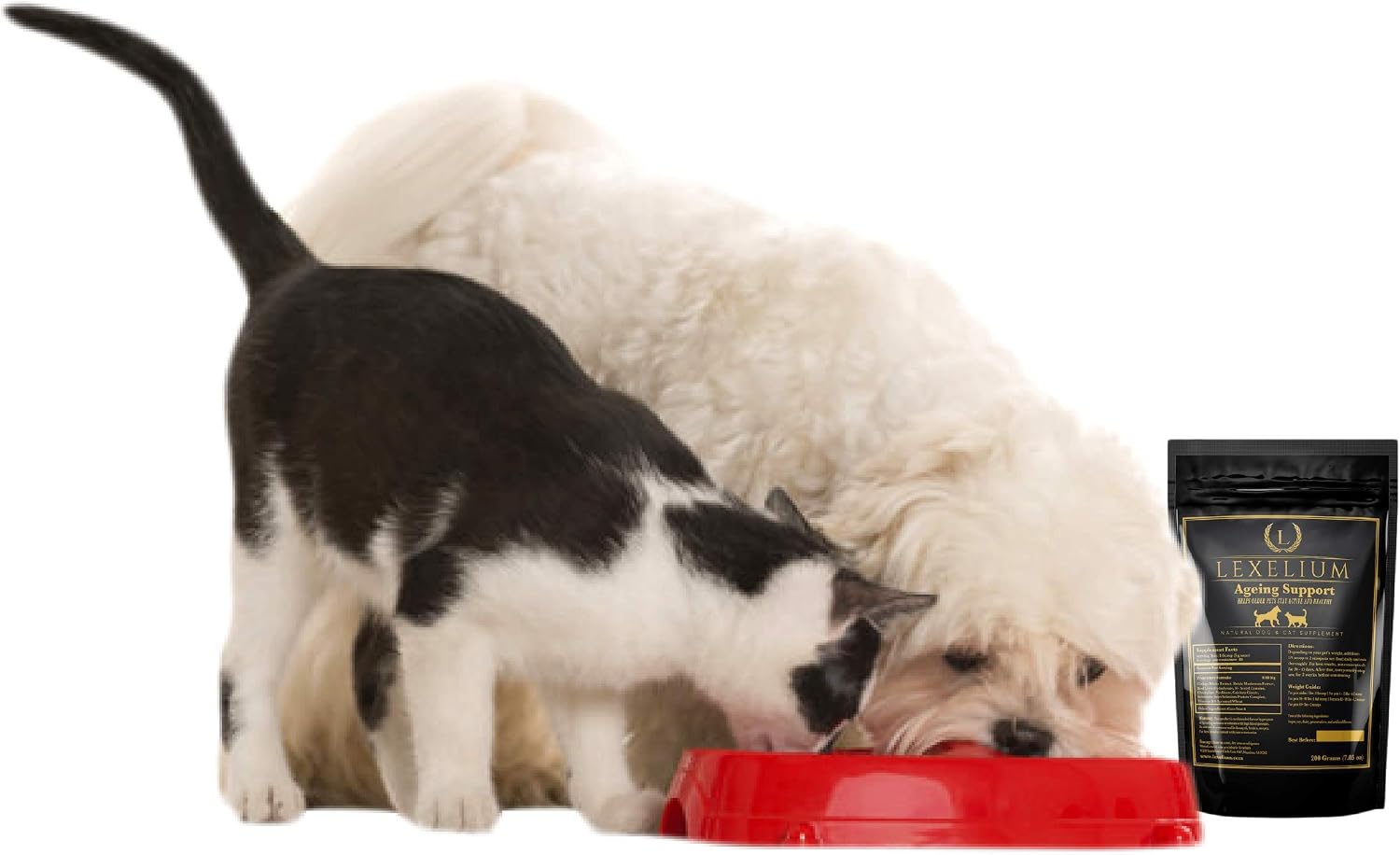 Lexelium Suplemento de Lactancia y Vitaminas para Perros y Gatos - 200g