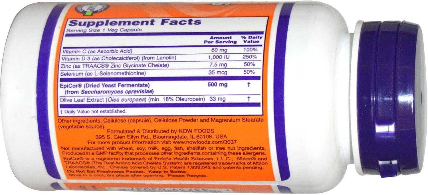 NOW Foods - EpiCor Plus Inmunidad, 60 cápsulas