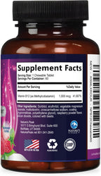 Vitamina B12 Metilcobalamina 1000 mcg - 60 Comprimidos Masticables Sabor Bayas