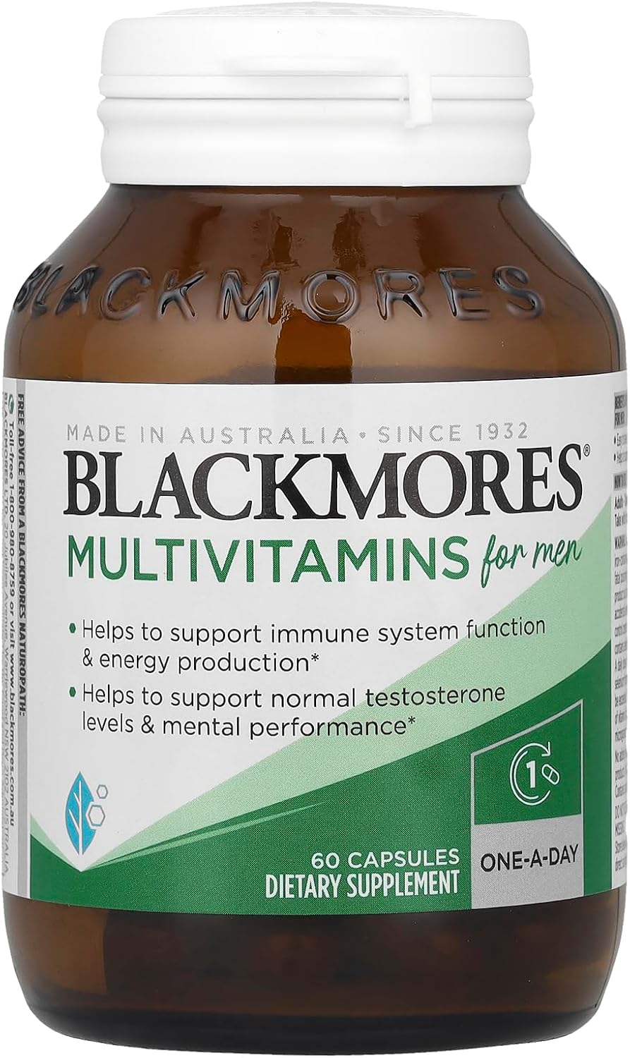 Blackmores Multivitamins for Men, 60 Cápsulas