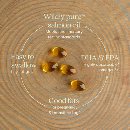 New Chapter Wholemega for Moms - Aceite de – Omega-3: Los ácidos grasos Omega-3 contribuyen al mantenimiento de – Image 3