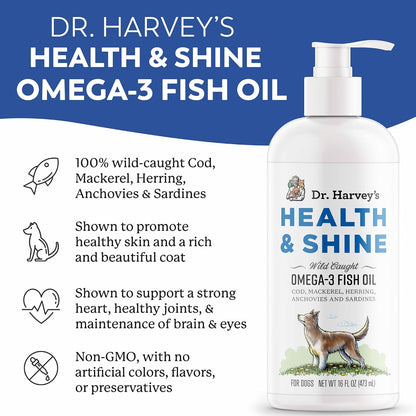 Dr. Harvey’s Health & Shine Omega 3 Aceite – Sin olor a pescado: Gracias a un proceso de purificación, el aceite – Image 3