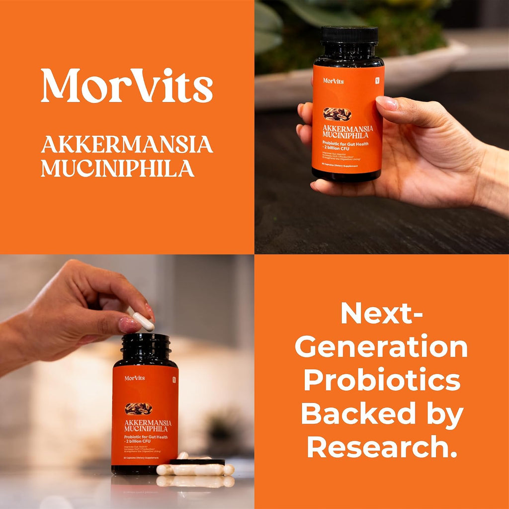 Akkermansia Probiótico con Inulina, 60 Cápsulas - Salud Intestinal y Metabolismo