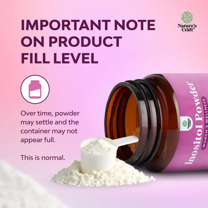 Inositol en Polvo Myo-Inositol y D-Chiro Inositol – Suplemento de Apoyo a la Fertilidad – Equilibrio Hormonal y Claridad – – Image 2