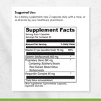 DAVINCI Labs Healthy Veins - Suplemento con Vitamina C, Diosmina y Bioflavonoides para la Salud Vascular - 60 Cápsulas Vegetales