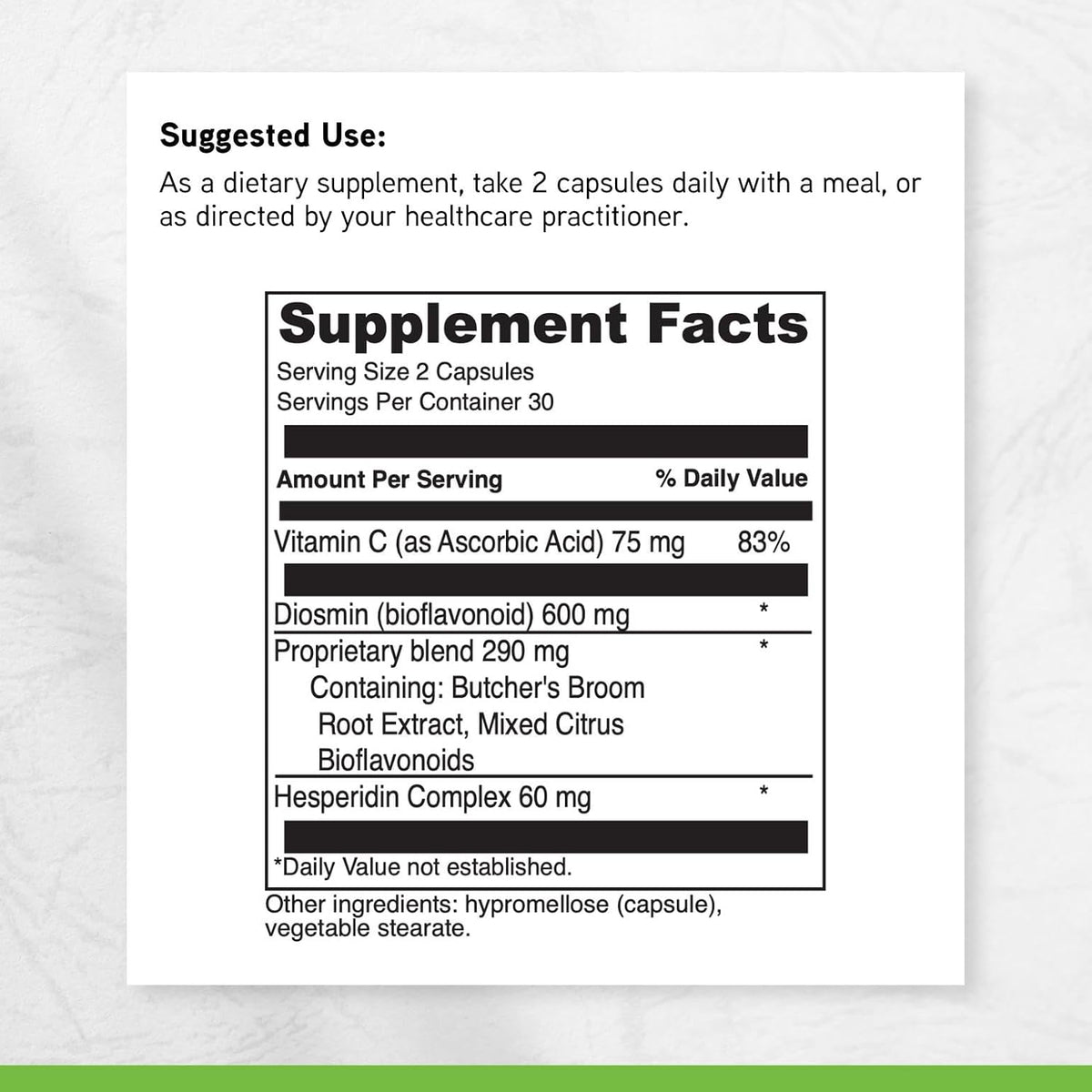 DAVINCI Labs Healthy Veins - Suplemento con – Bioflavonoides cítricos: Refuerzan la acción antioxidante y ayudan a – Image 6