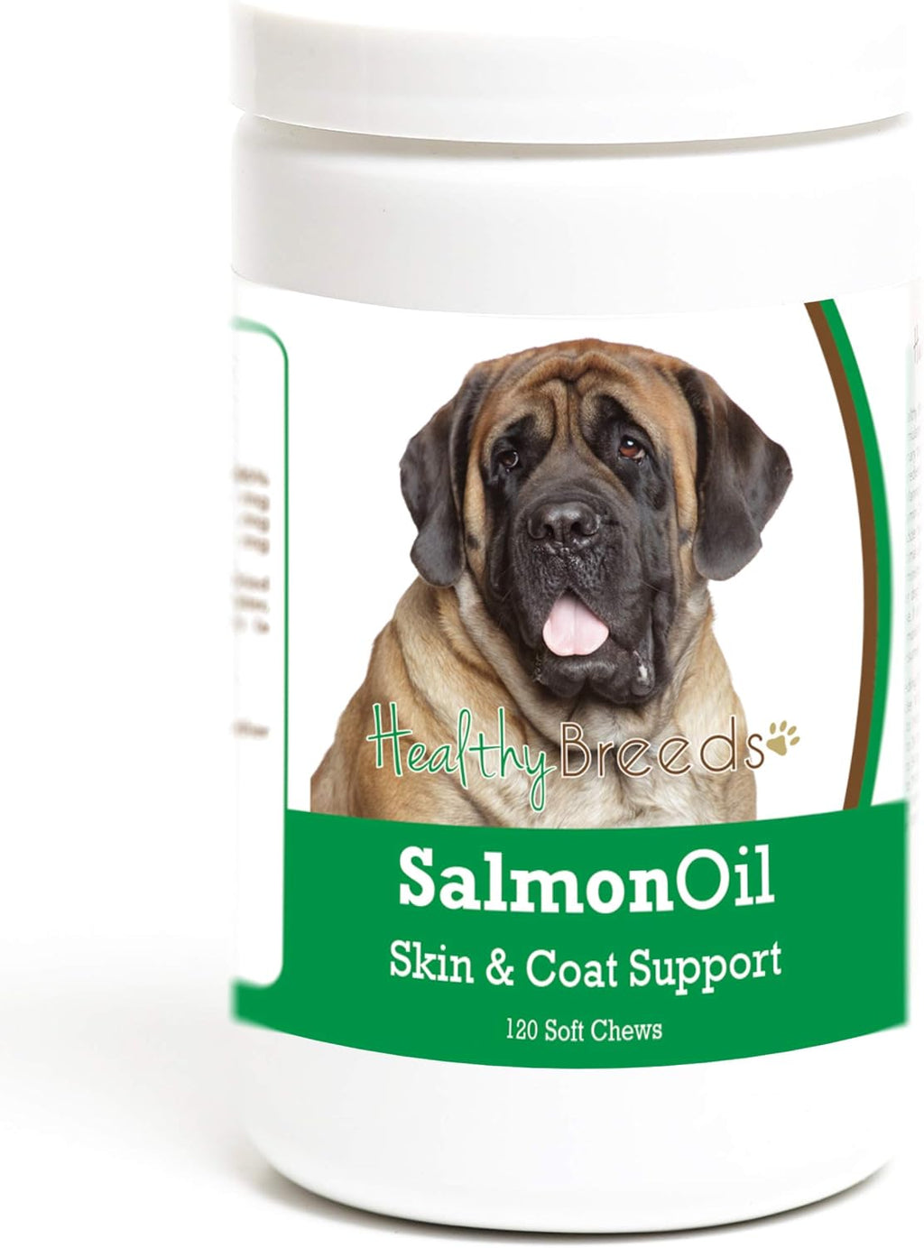 Healthy Breeds Mastiff Salmon Oil Soft Chews 120 unidades