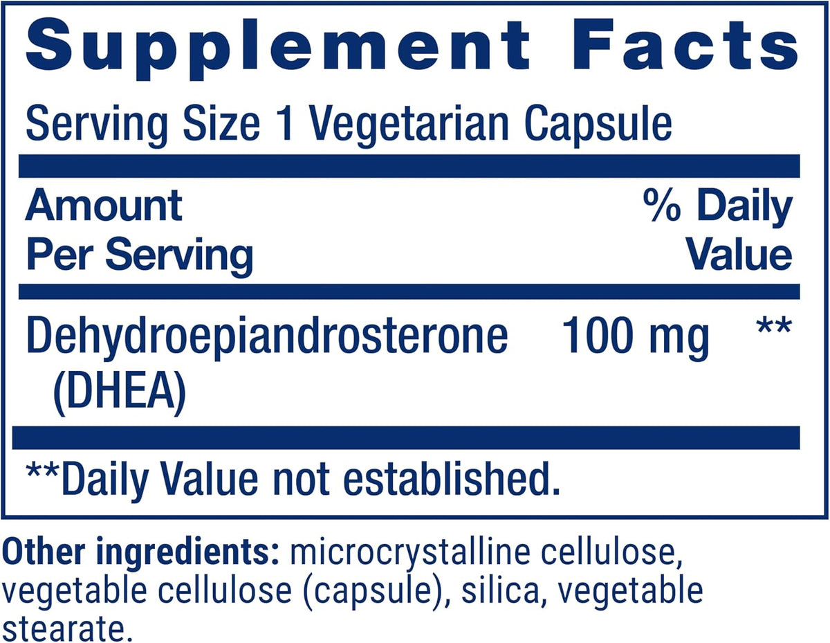 Life Extension DHEA 100 mg Cápsulas – Salud ósea: Investigaciones clínicas han observado que la DHEA puede – Image 3