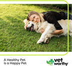 Vet Worthy Adult Multi Vitamins - Multivitamínico para Perros para Apoyar la Salud Óptima y el Bienestar General - Suplemento para Perros con Hierro, Magnesio, Zinc, Vitamina A, Vitaminas del Grupo B - Sabor a Hígado, 60 Comprimidos