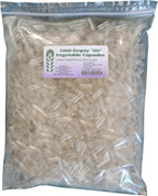 Capsule Connection 10,000 Cápsulas Vegetales Vacías Tamaño 00, Veganas