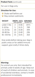 Amber NaturalZ Tossa K Kennel Bark - Suplementos Herbales para Perros y Cachorros